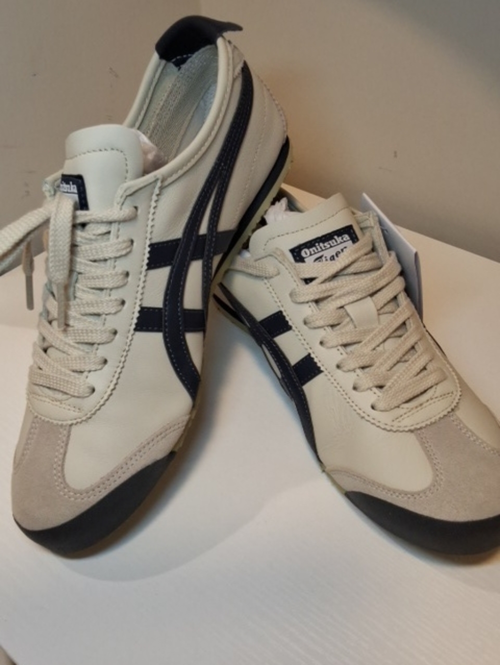 Onitsuka Tiger by Asics Mexico 66 Sneakers in Birch and Peacoat Size 7.5M / 9W